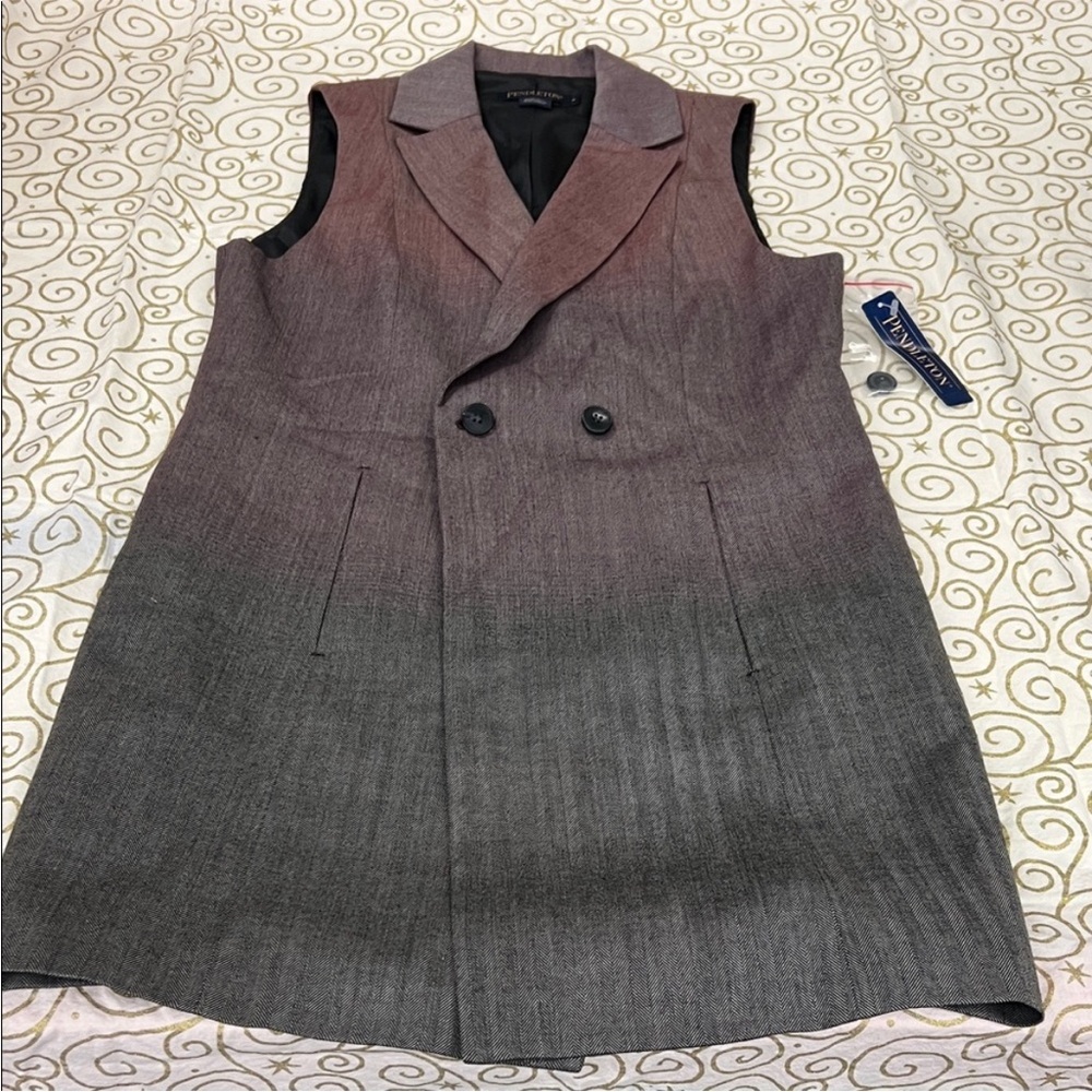 Pendleton Sleeveless Gradient Vest Dress